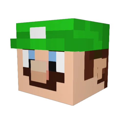 lilnutt Minecraft avatar head, 3D render