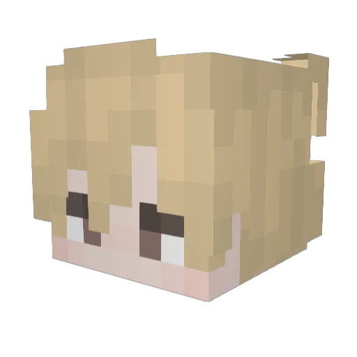 lilpainkilla Minecraft avatar head, 3D render