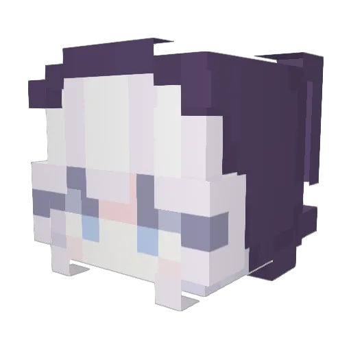 lilpsycho1 Minecraft avatar head, 3D render