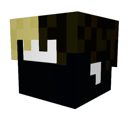 lilpump772 Minecraft avatar head, 3D render