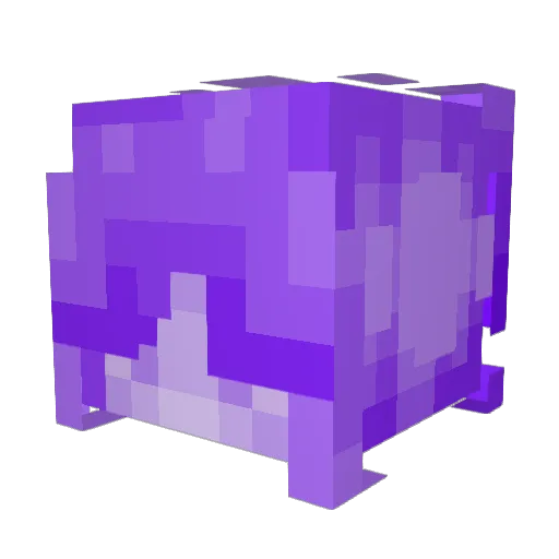 lilpurpleguy Minecraft avatar head, 3D render