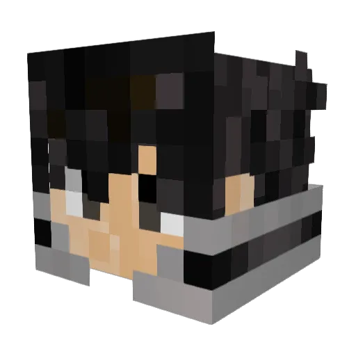 lilrambler64 Minecraft avatar head, 3D render
