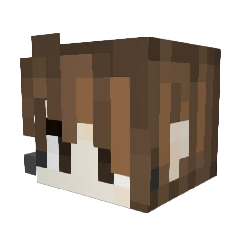 lilredhead21 Minecraft avatar head, 3D render