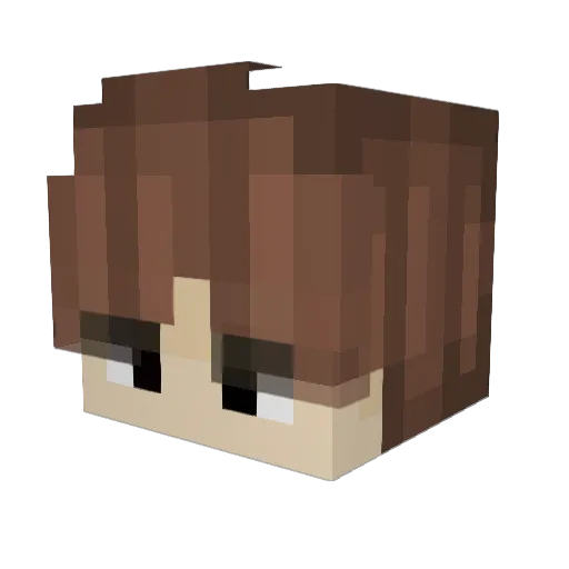 lilredhead6 Minecraft avatar head, 3D render