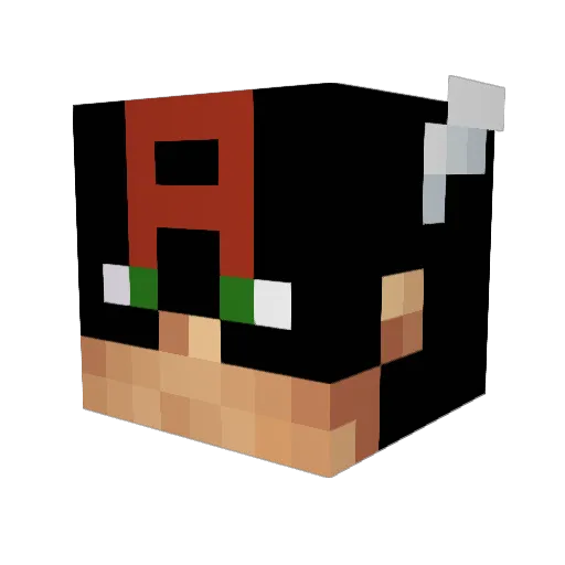 lilricefield121 Minecraft avatar head, 3D render