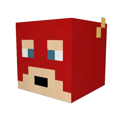 lilrissy123 Minecraft avatar head, 3D render