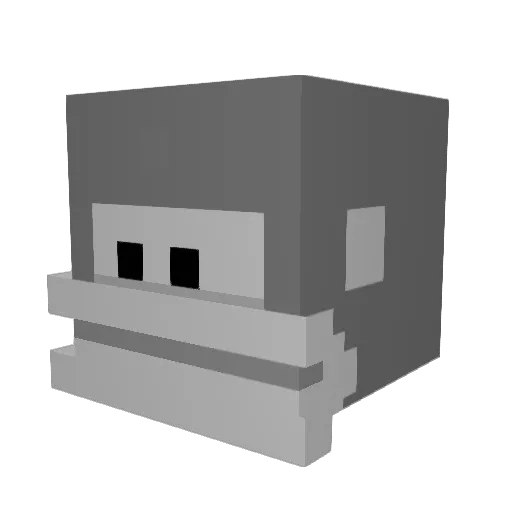 lilrxlphy Minecraft avatar head, 3D render