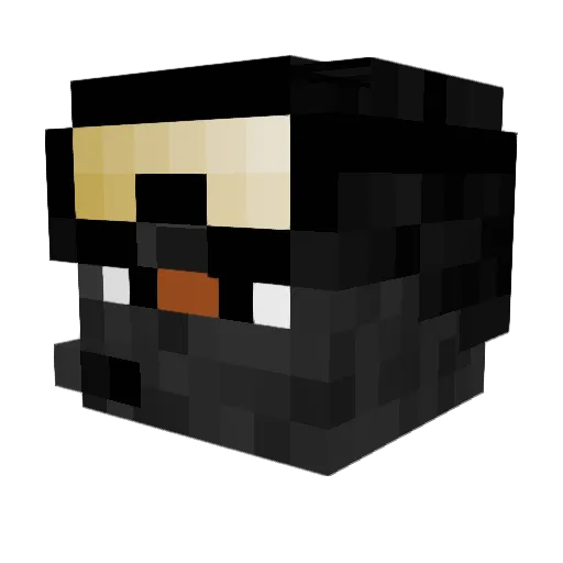 lilscopey Minecraft avatar head, 3D render