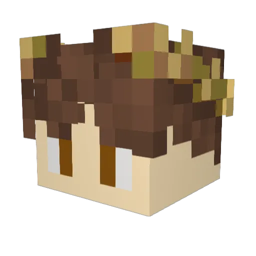 lilsergio472 Minecraft avatar head, 3D render