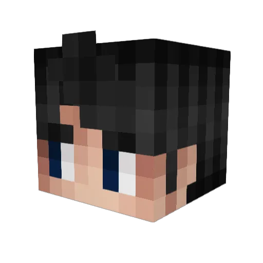 lilshxii Minecraft avatar head, 3D render
