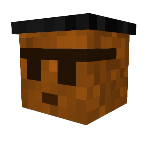 lilsimpUwU Minecraft avatar head, 3D render