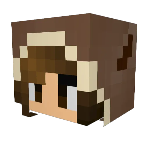 lilskiesenjoyer9 Minecraft avatar head, 3D render