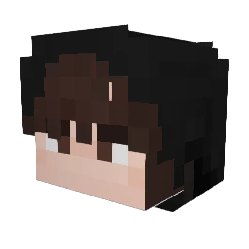 lilslice Minecraft avatar head, 3D render