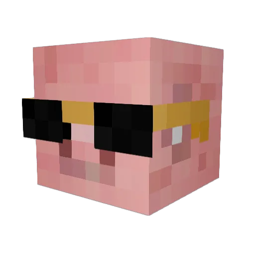 lilsmoky Minecraft avatar head, 3D render