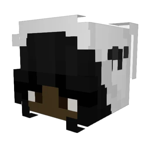 liltutii Minecraft avatar head, 3D render
