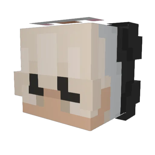 lilwolverine908 Minecraft avatar head, 3D render