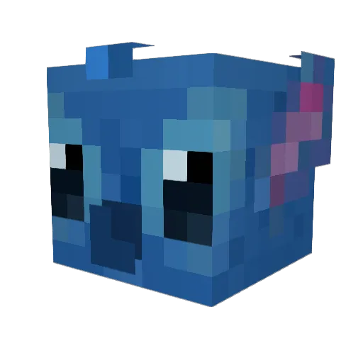 lilwonnkaGB Minecraft avatar head, 3D render