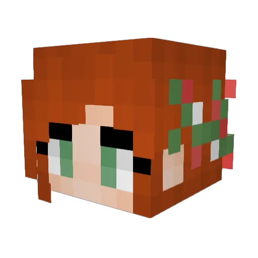 lily2113 Minecraft avatar head, 3D render