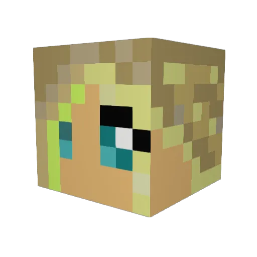lily503 Minecraft avatar head, 3D render