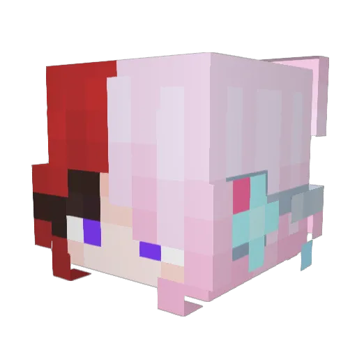 lily_ann Minecraft avatar head, 3D render
