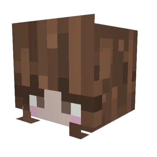 lily_jpeg Minecraft avatar head, 3D render