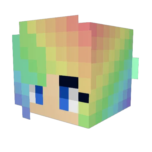 lilybug665 Minecraft avatar head, 3D render