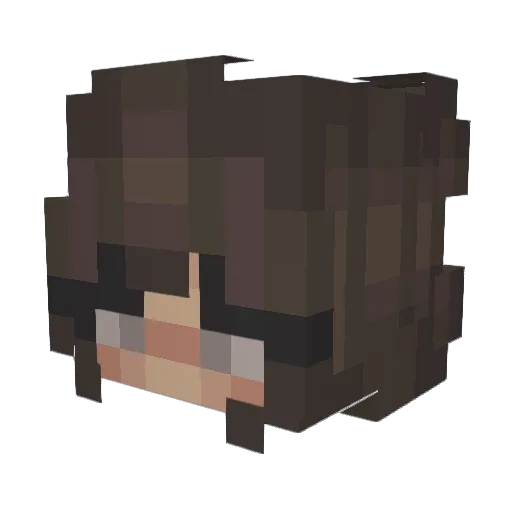 lilybug__ Minecraft avatar head, 3D render