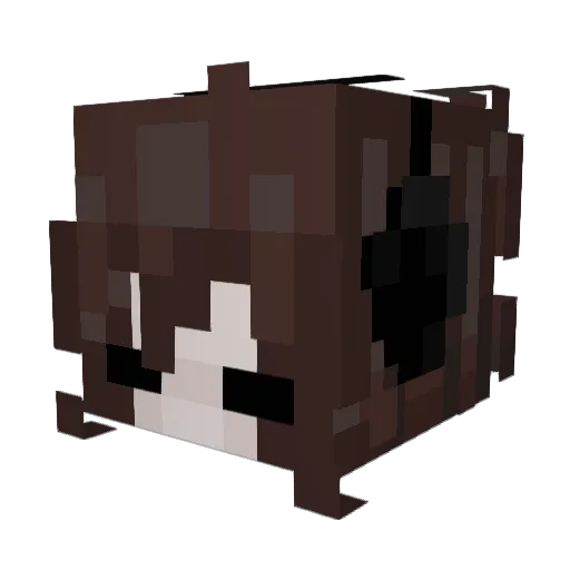 lilyca04 Minecraft avatar head, 3D render