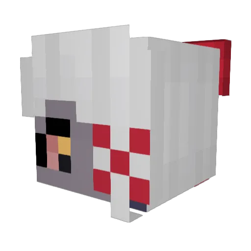 lilyexile Minecraft avatar head, 3D render