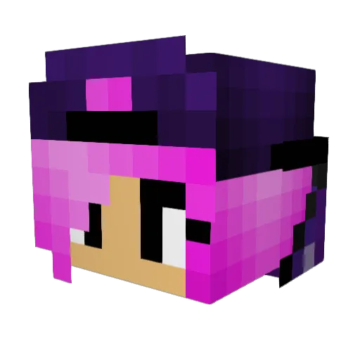 lilyiscool33 Minecraft avatar head, 3D render