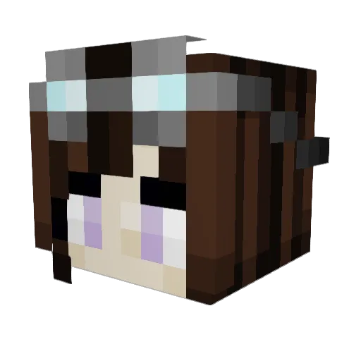 lilypad_lyn Minecraft avatar head, 3D render