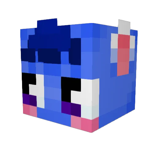 lilypie111 Minecraft avatar head, 3D render