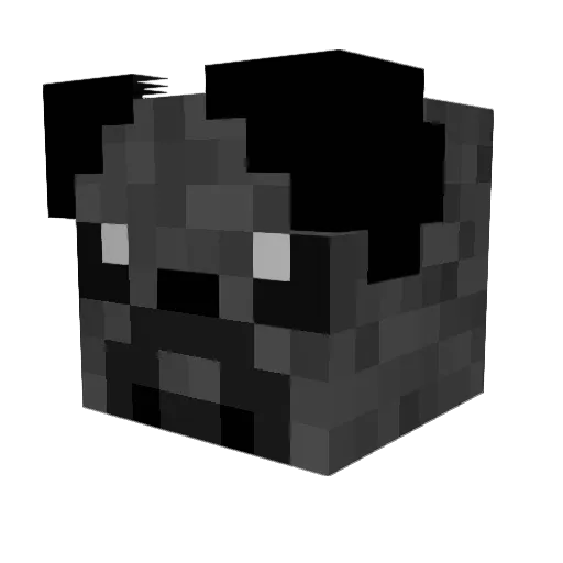 lilypuppy7 Minecraft avatar head, 3D render