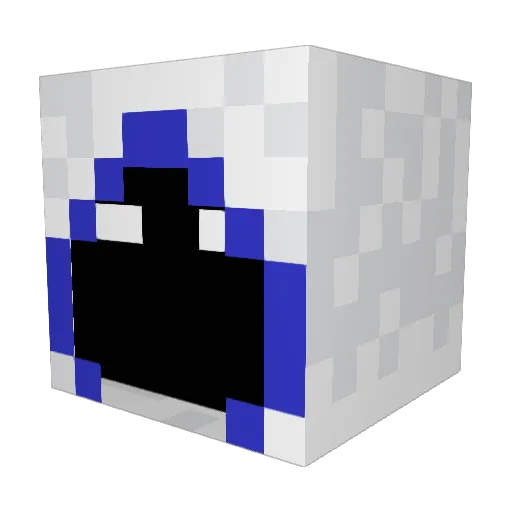 lilzackky Minecraft avatar head, 3D render