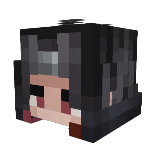 lilzeze Minecraft avatar head, 3D render