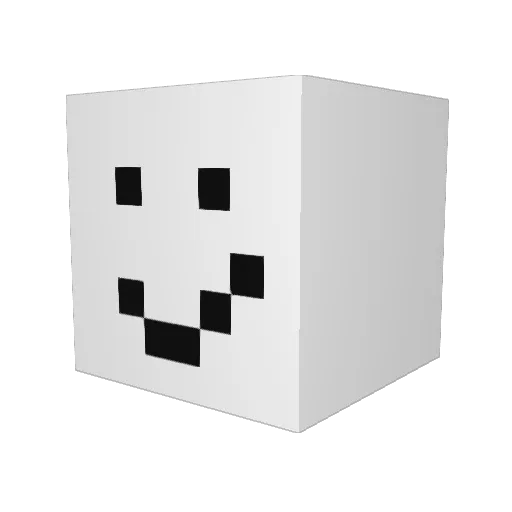 lim233 Minecraft avatar head, 3D render