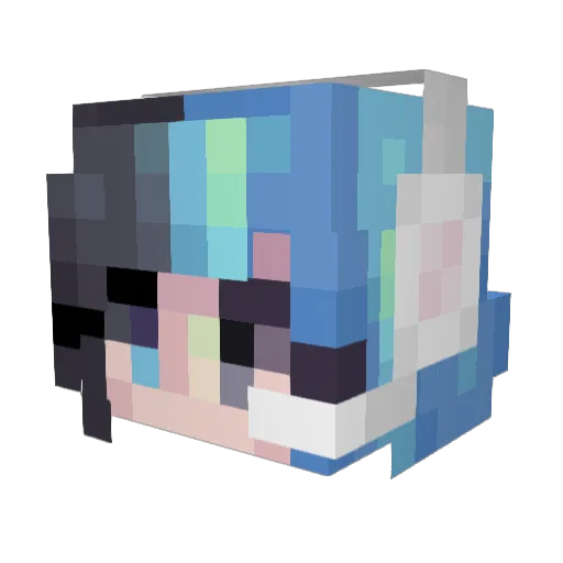 lim984 Minecraft avatar head, 3D render