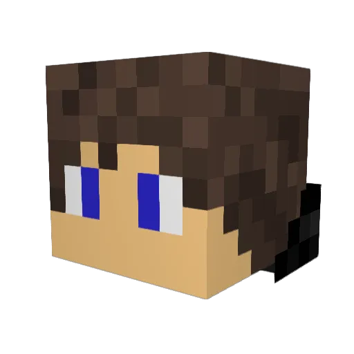 lima_pvp Minecraft avatar head, 3D render