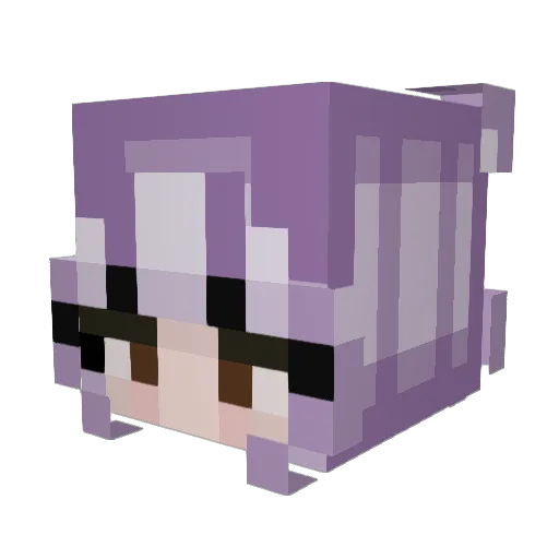 limabeanplant Minecraft avatar head, 3D render