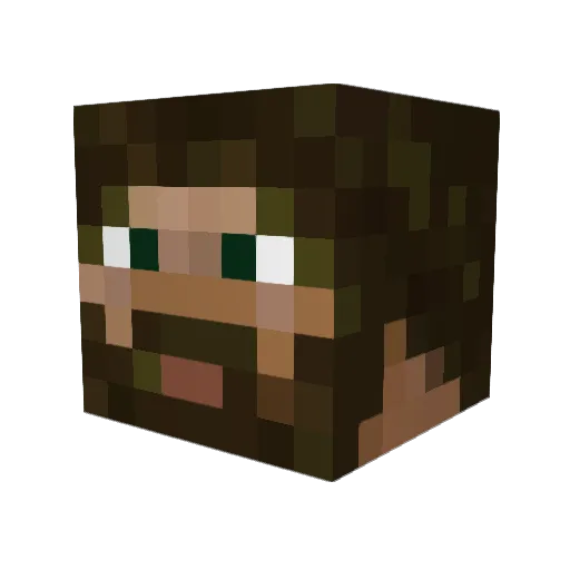 limbros Minecraft avatar head, 3D render