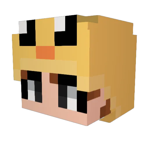 limdj08281 Minecraft avatar head, 3D render