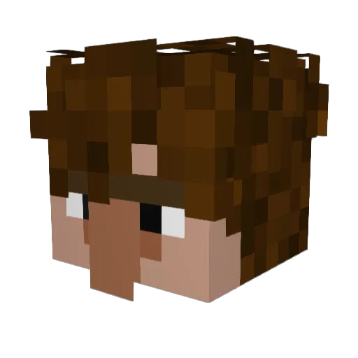 lime_aid Minecraft avatar head, 3D render