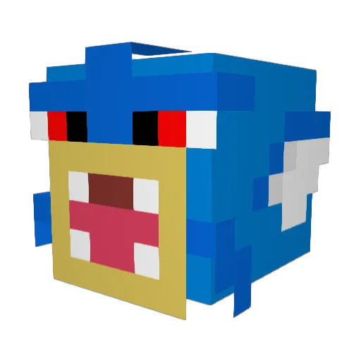 lime_citrus Minecraft avatar head, 3D render