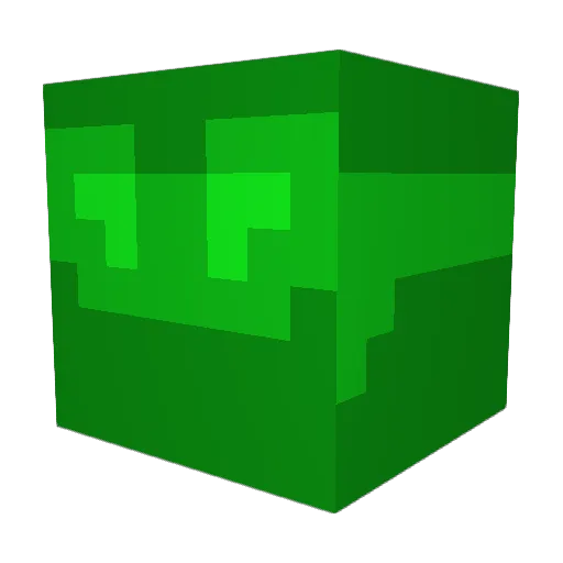 limecrusher Minecraft avatar head, 3D render