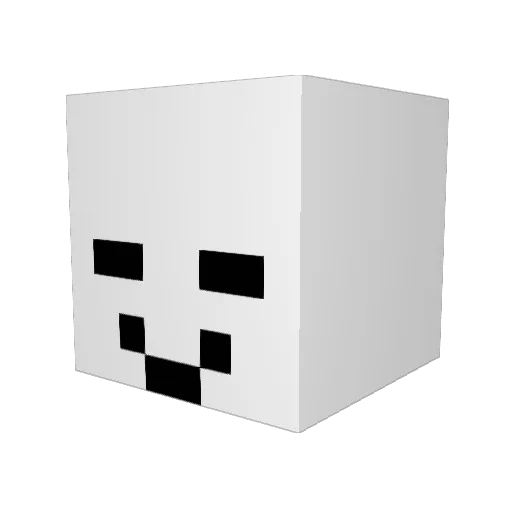 limerchips Minecraft avatar head, 3D render