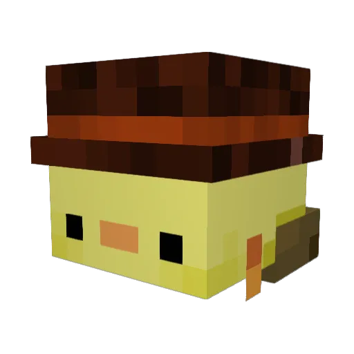 limetimes7974 Minecraft avatar head, 3D render