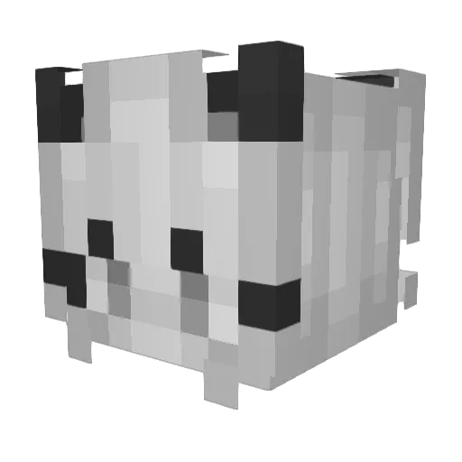 limii11 Minecraft avatar head, 3D render