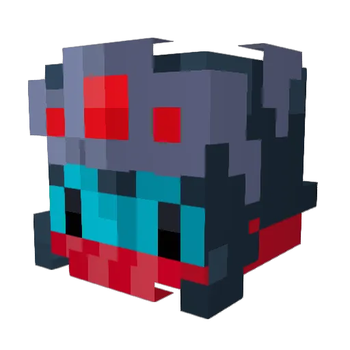 liminal_lizard Minecraft avatar head, 3D render