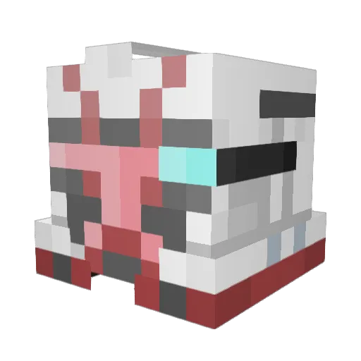 limitedhangout Minecraft avatar head, 3D render