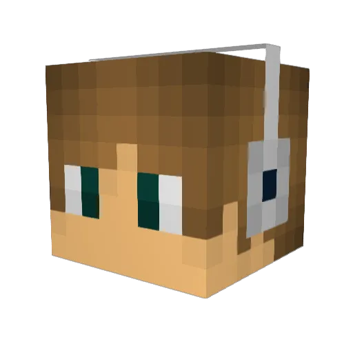 limocrasher Minecraft avatar head, 3D render